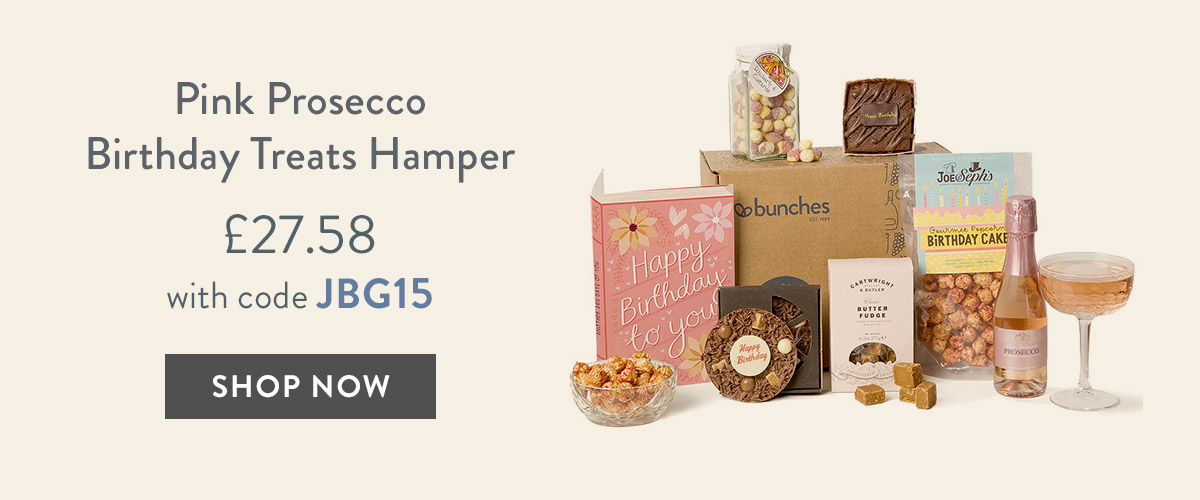 Pink Prosecco Birthday Treats Hamper - only &pound;27.58 with code