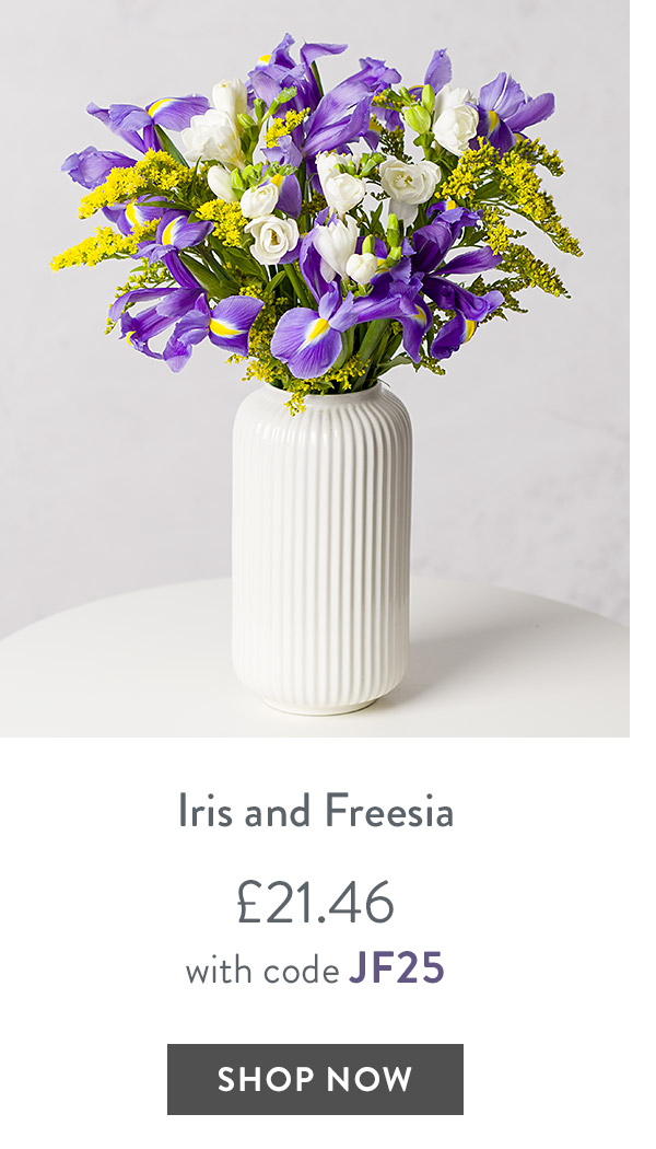 Iris and Freesia - only &pound;21.46 with code