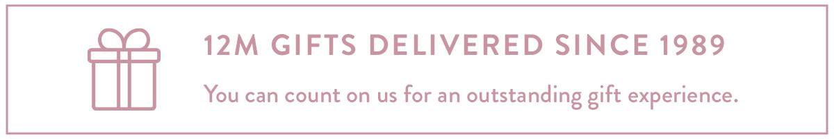 12 Million gifts delivered since 1989