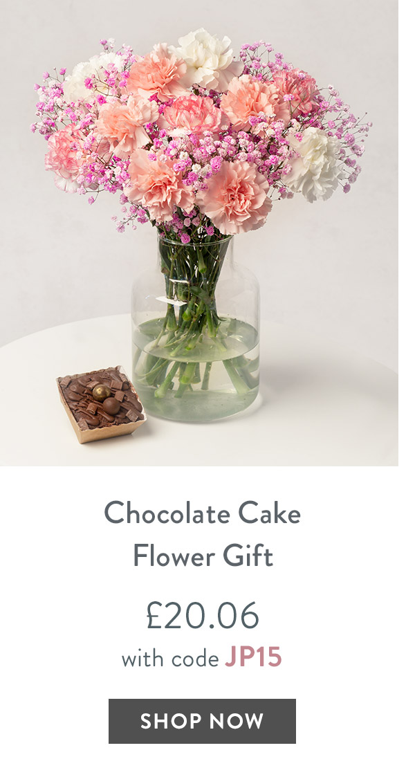 Chocolate Cake Flower Gift - only &pound;20.06 with code