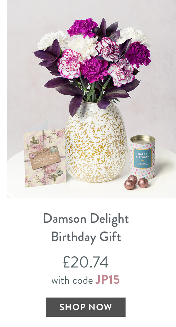 Damson Delight Birthday Gift - only &pound;20.74 with code