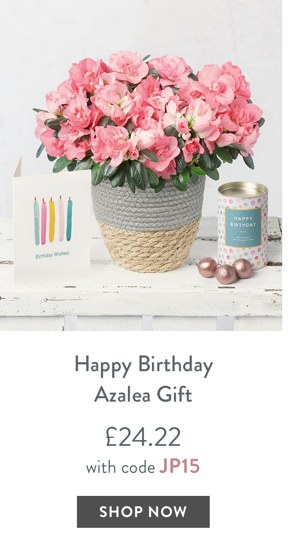 Happy Birthday Azalea Gift - only &pound;24.22 with code