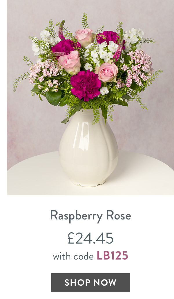 Raspberry Rose - only &pound;24.45 with code