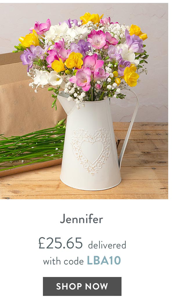 Jennifer - only &pound;25.65 delivered