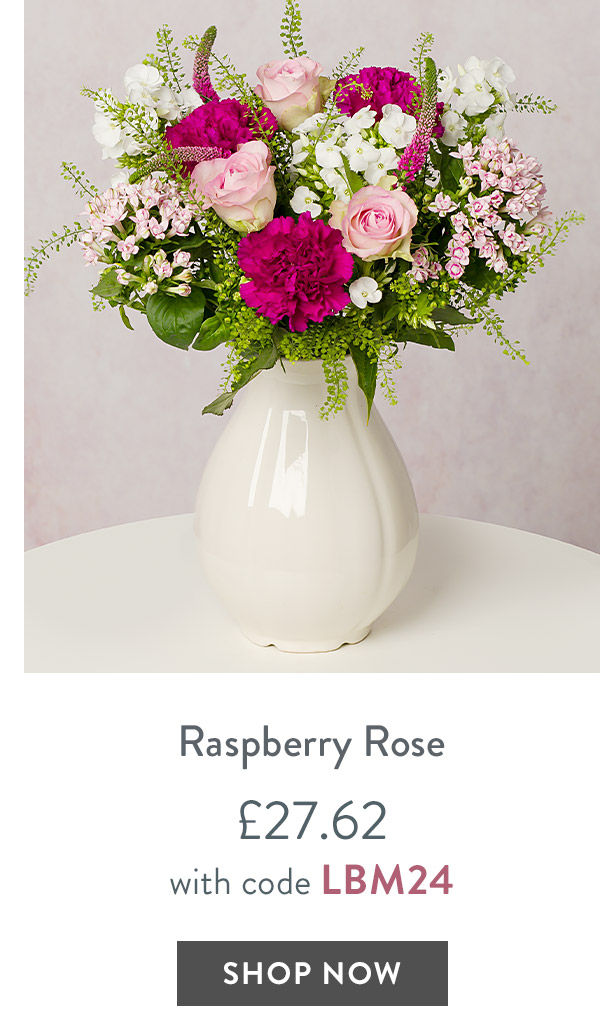Raspberry Rose Letterbox - only &pound;27.62 with code