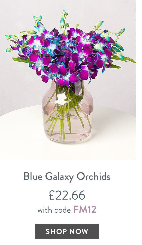 Blue Galaxy Orchids Letterbox - only &pound;22.66 with code