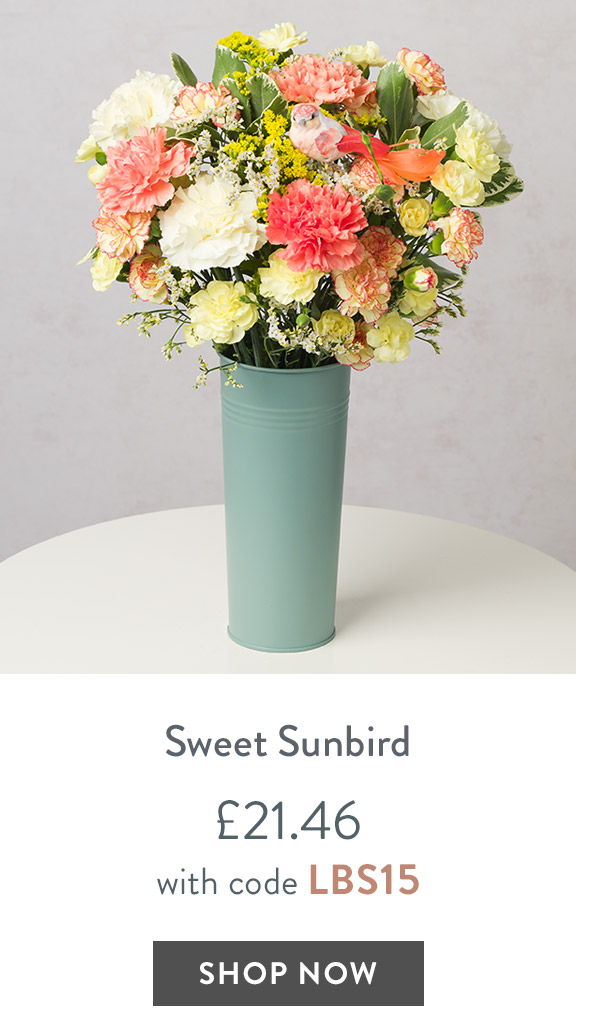 Sweet Sunbird - only &pound;21.46 with code