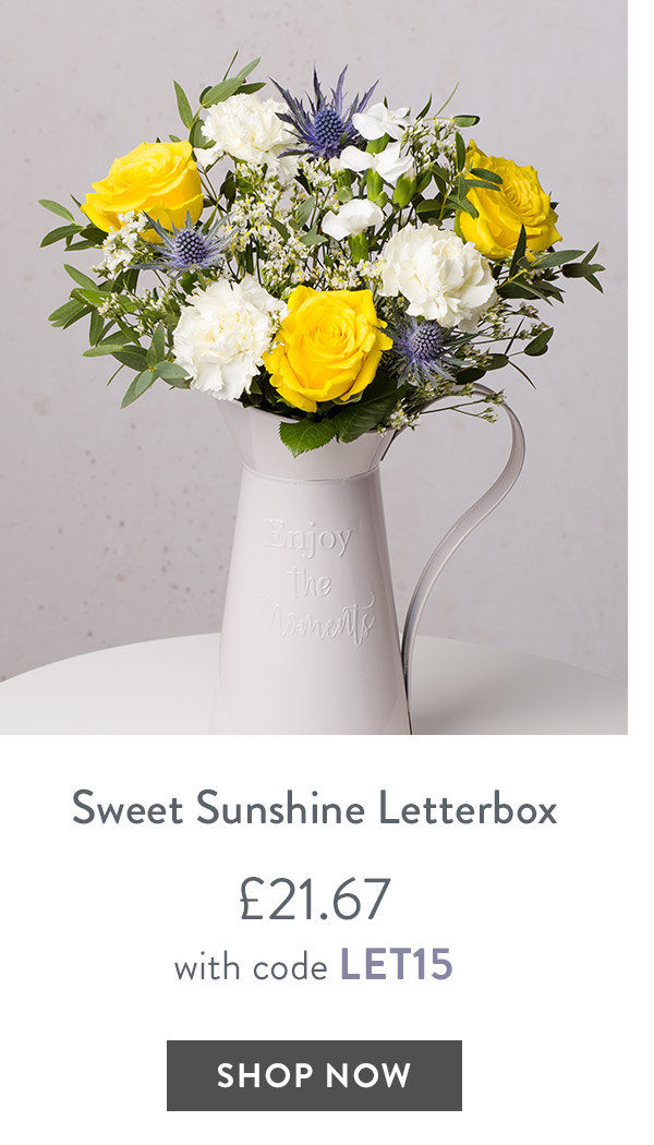 Sweet Sunshine Letterbox - only &pound;21.67 with code