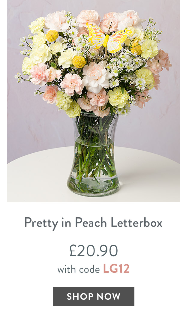 Pretty in Peach Letterbox - only &pound;20.90 with code