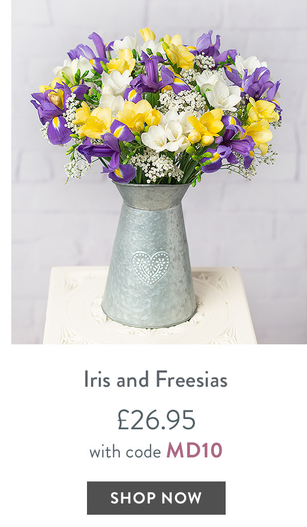 Iris and Freesias - only &pound;26.95 with code