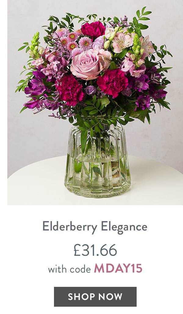 Elderberry Elegance - only &pound;31.66 with code
