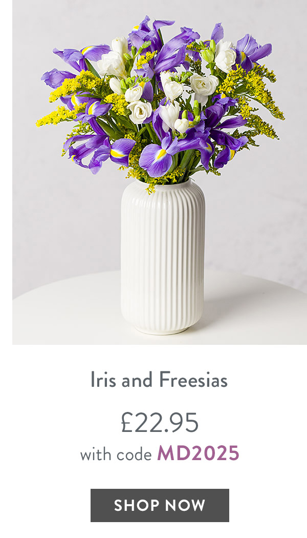 Iris and Freesias - only &pound;22.95 with code