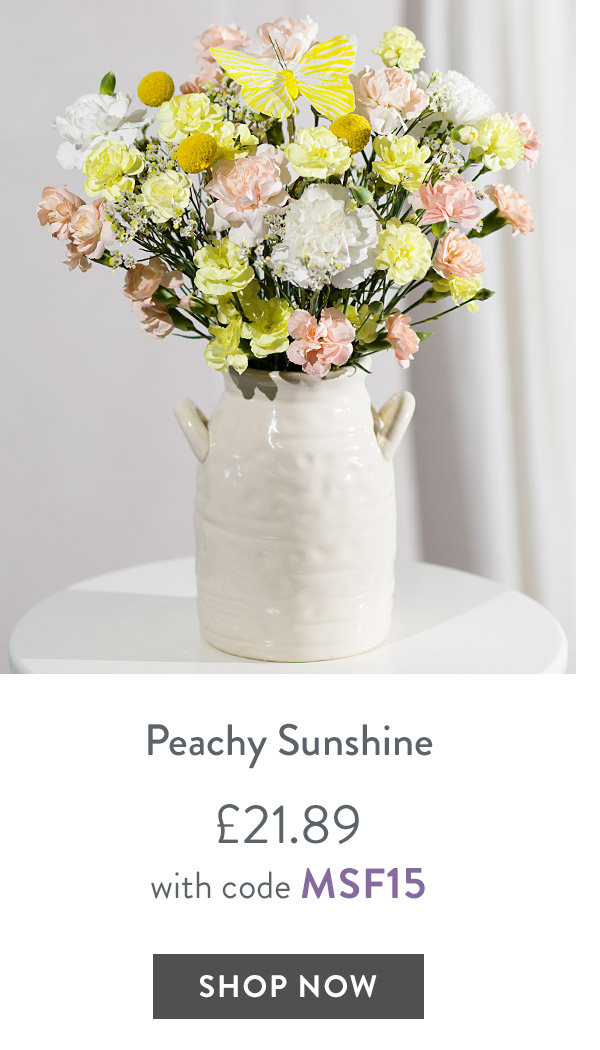 Peachy Sunshine - only &pound;21.89 with code