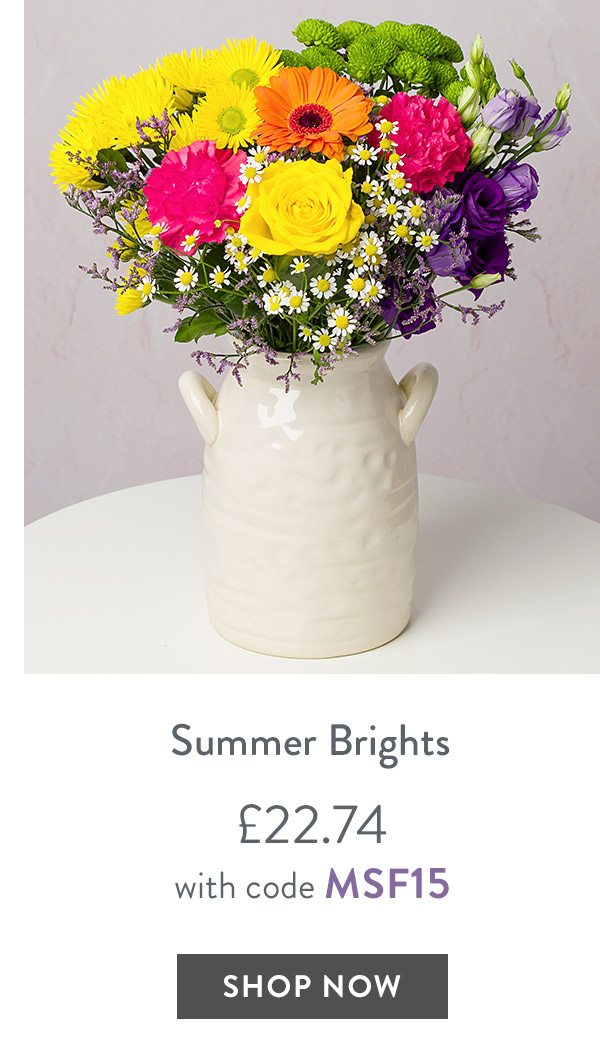 Summer Brights - only &pound;22.74 with code