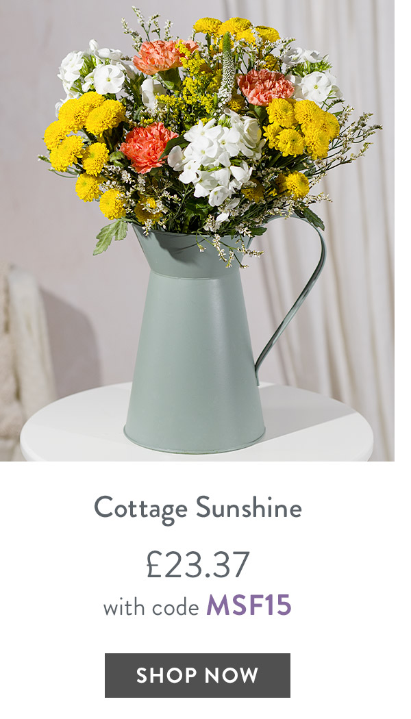 Cottage Sunshine - only &pound;23.37 with code