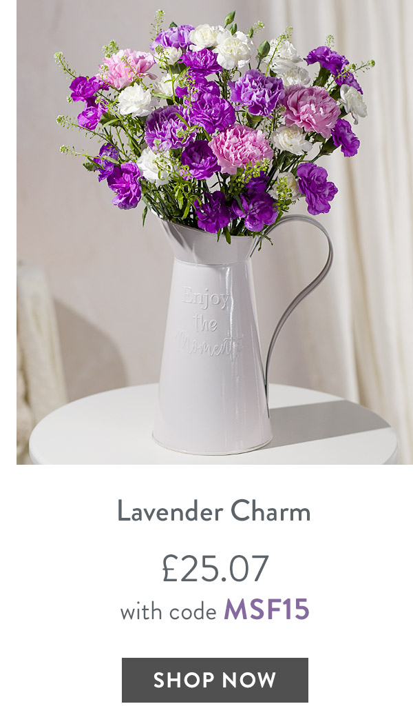 Lavender Charm - only &pound;25.07 with code