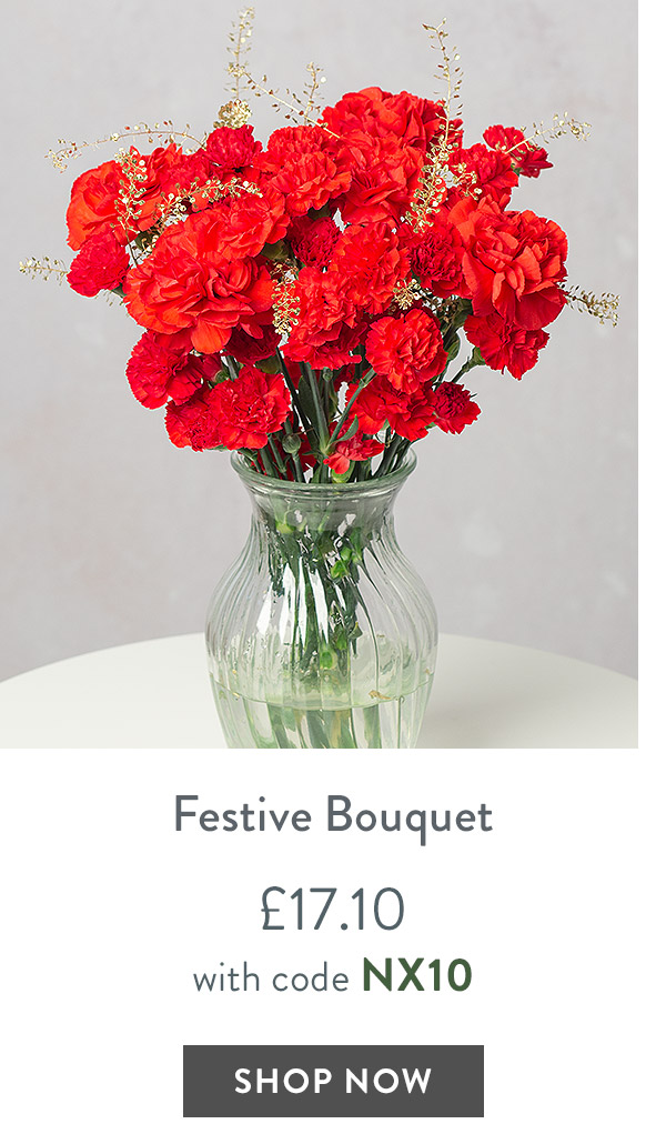 Festive Bouquet - only &pound;17.10 delivered