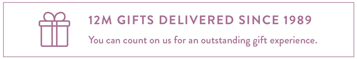12M gifts delivered since 1989