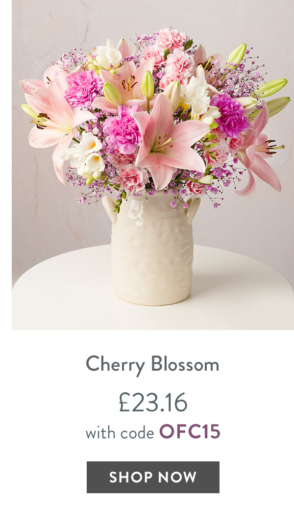 Cherry Blossom - only &pound;23.16 with code