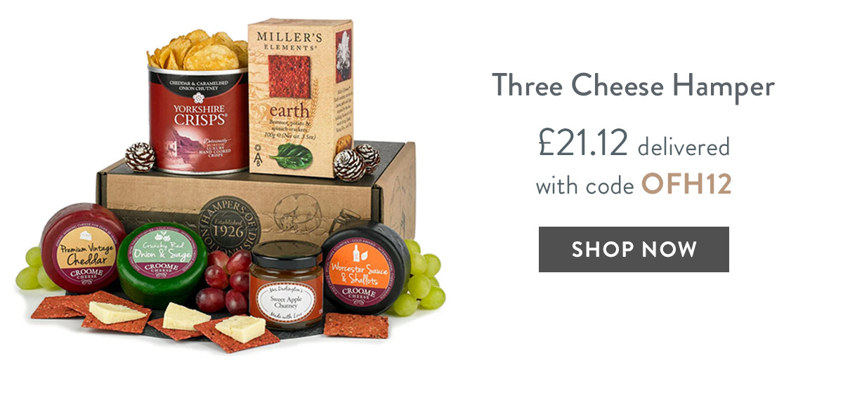 Three Cheese Hamper - only &pound;21.12 delivered
