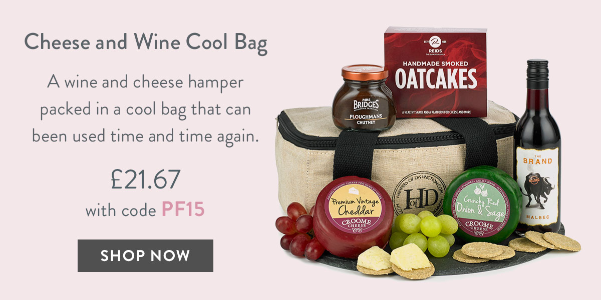 Cheese and Wine Cool Bag - only &pound;21.67 with code