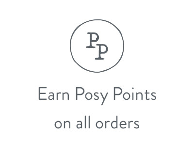 Earn Posy Points on all orders