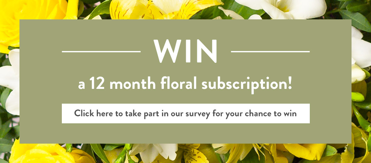 Win a 12 month floral subscription!