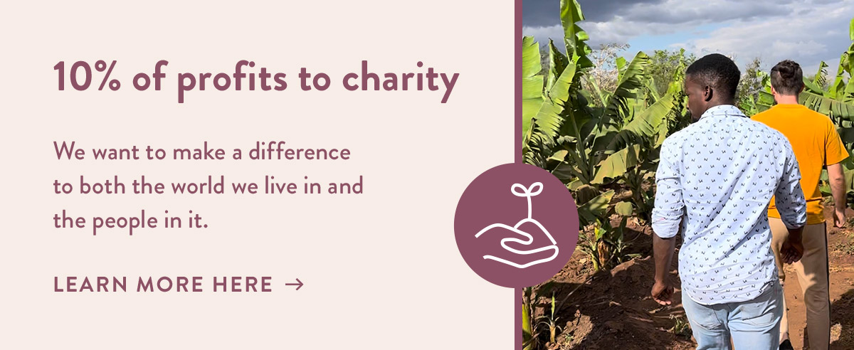 10% of profits to charity