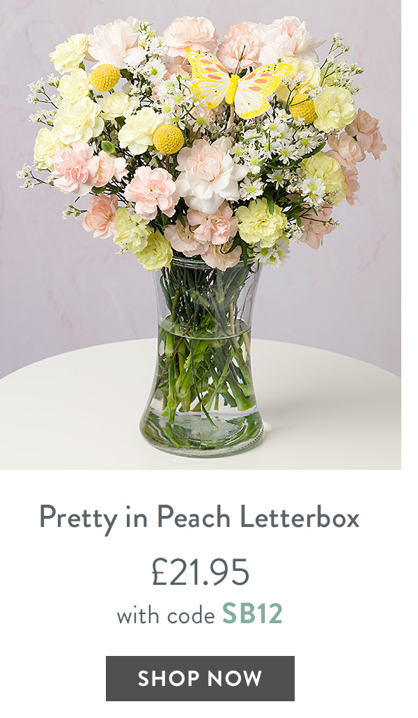 Pretty in Peach Letterboxh - only &pound;21.95 with code
