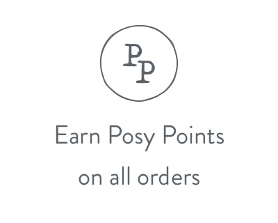 Earn Posy Points on all orders