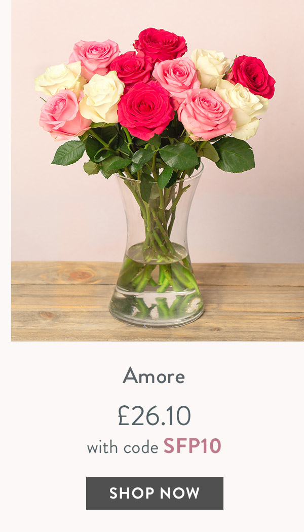 Amore - only &pound;26.10 with code