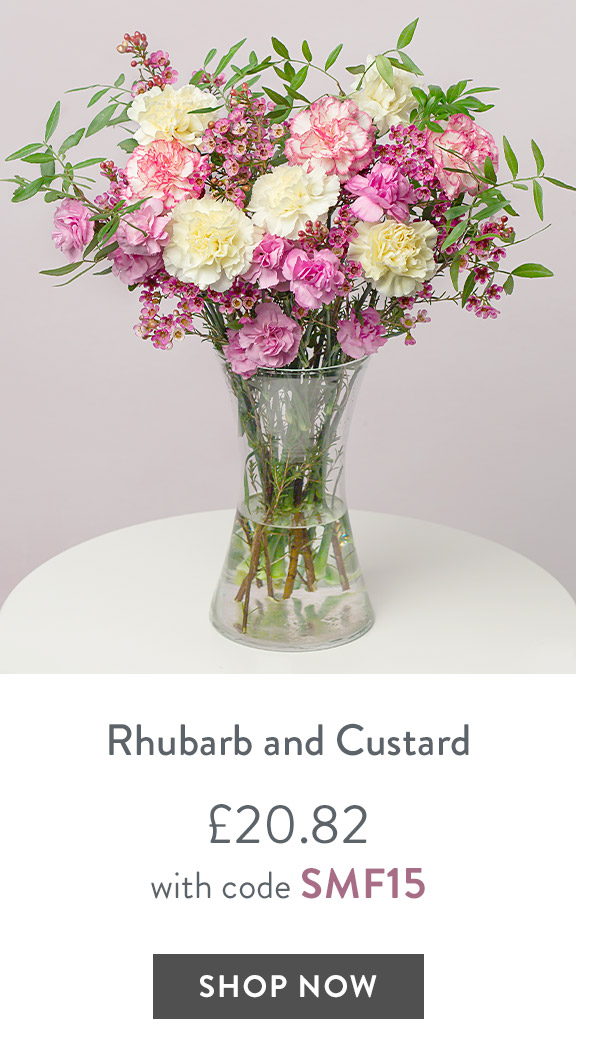 Rhubarb and Custard - only &pound;20.82 with code