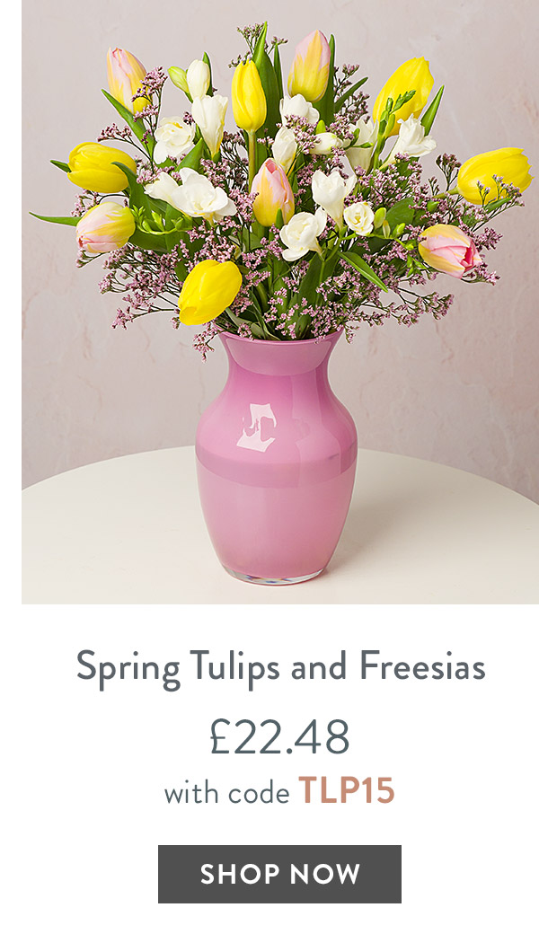 Spring Tulips and Freesias - only &pound;22.48 with code