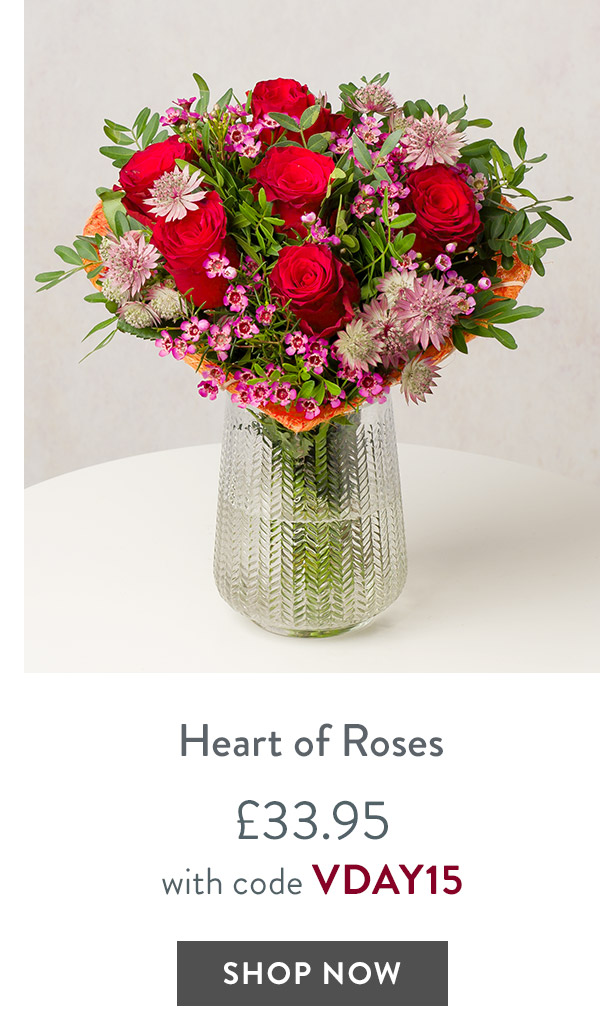 Heart of Roses - only &pound;33.95 with code