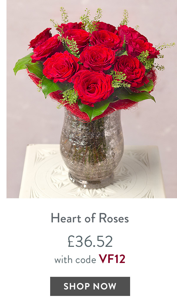 Heart of Roses - only &pound;36.52 with code