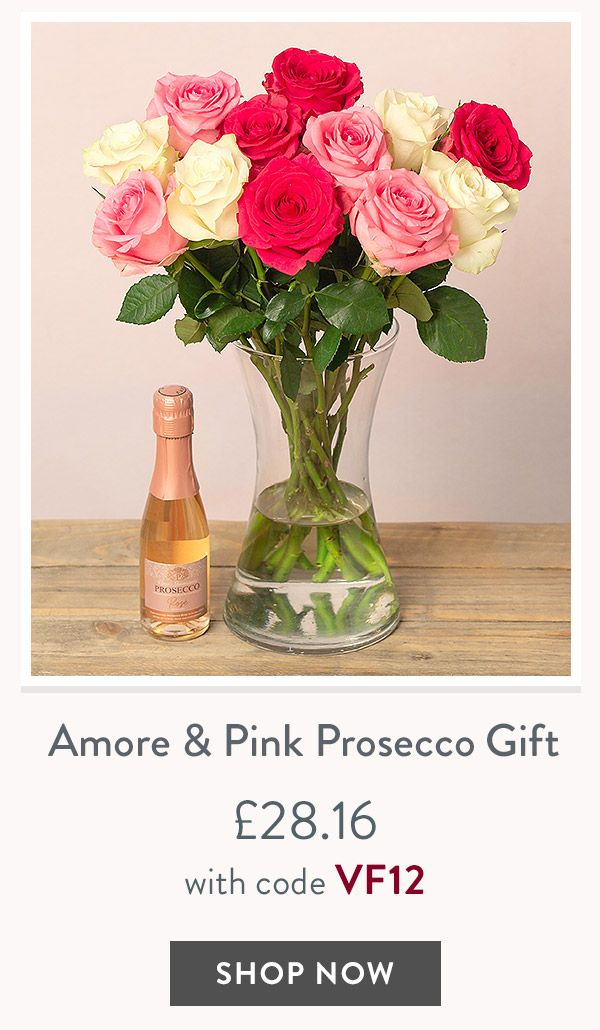 Amore and Pink Prosecco Gift - only &pound;28.16 with code