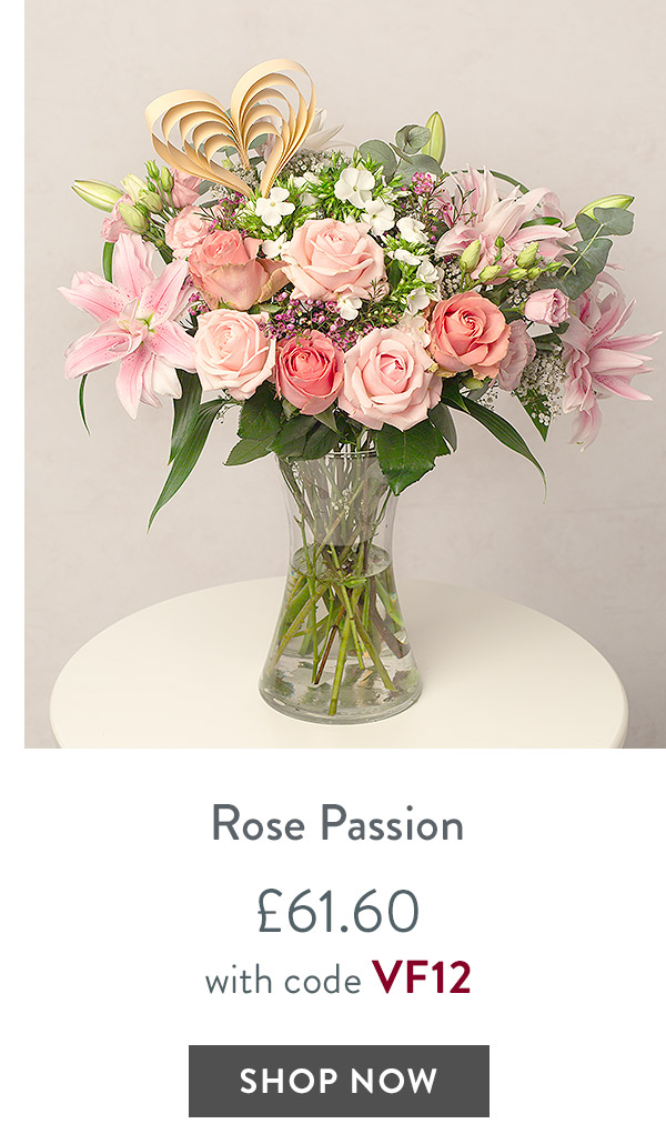 Rose Passion - only &pound;61.60 with code