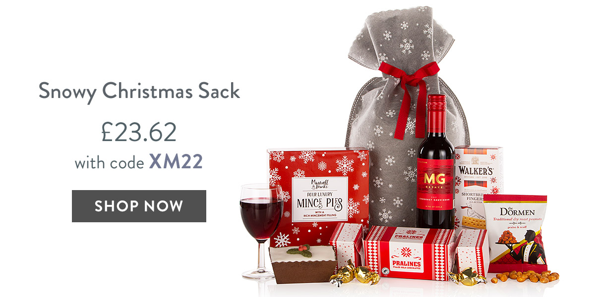 Snowy Christmas Sack - only &pound;23.62