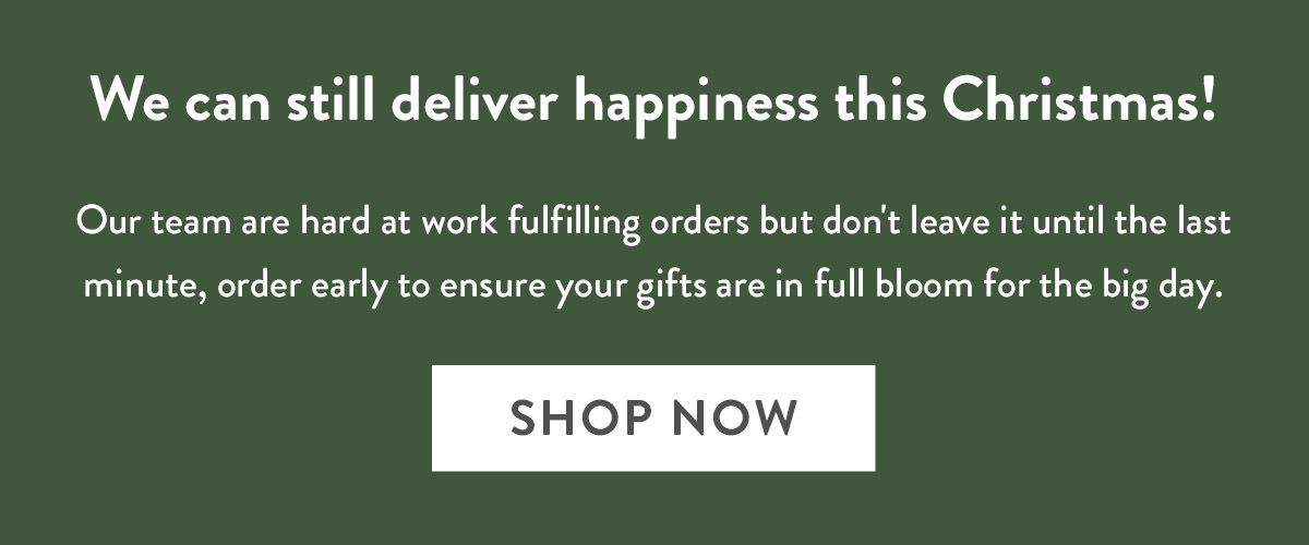 We can still deliver happiness this Christmas!