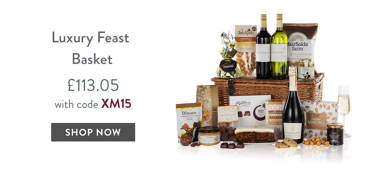 Luxury Feast Basket - only &pound;113 with code