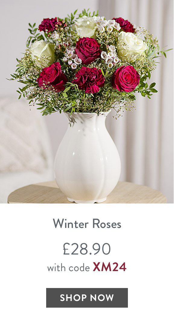 Winter Roses - only &pound;28.90 with code