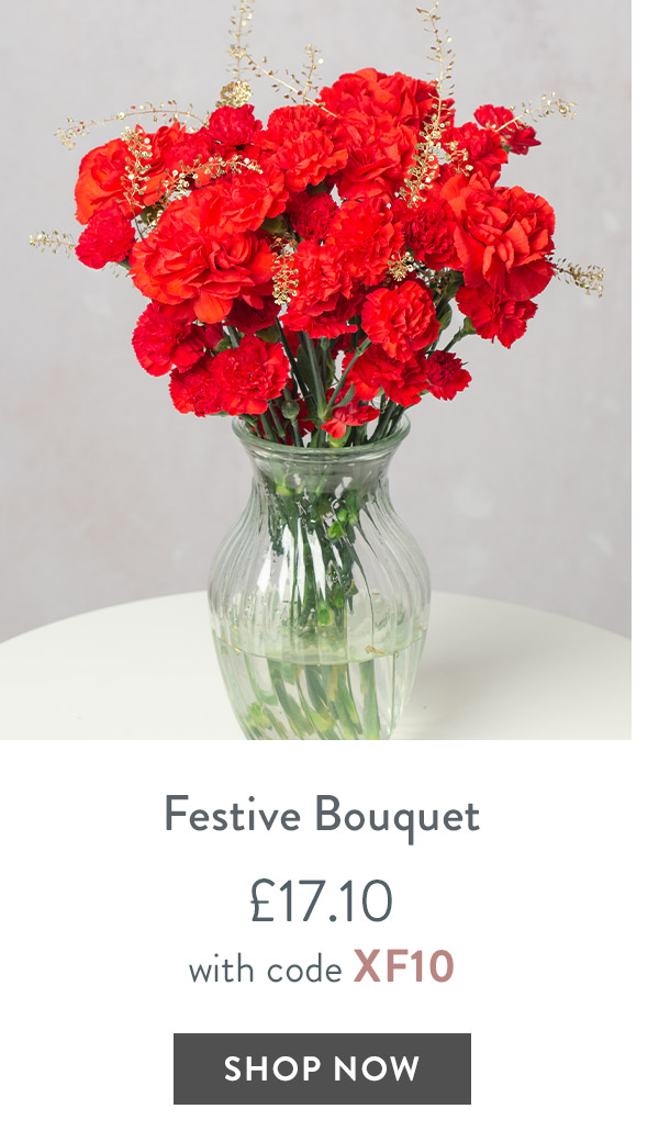 Festive Bouquet - only &pound;17.10 delivered