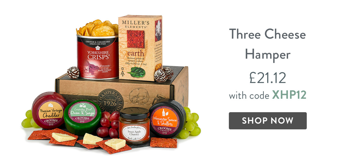 Three Cheese Hamper - only &pound;21.12 delivered