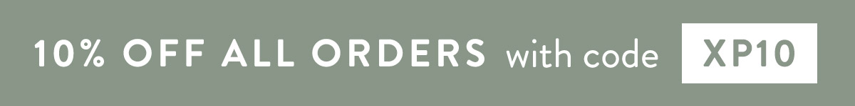 Save 10% off all orders with code