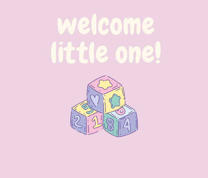 Photo for the journal post: What do I write for… a new baby card?