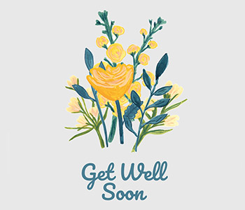 Photo for the journal post: What do I write for… a get well soon card