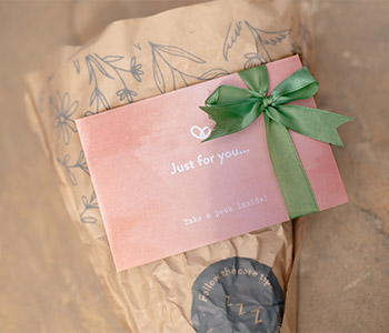 Photo for the journal post: Bunches of Joy: gift card hide and seek!