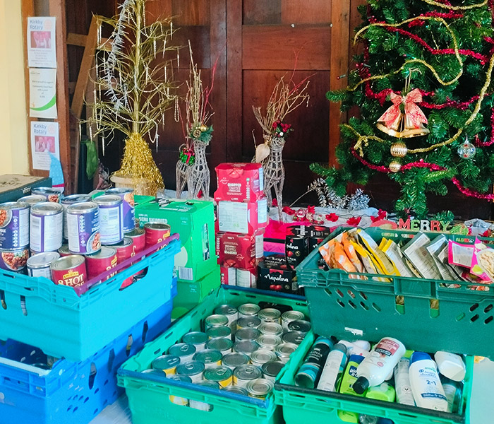 Photo for the journal post: Christmas Food Bank donation
