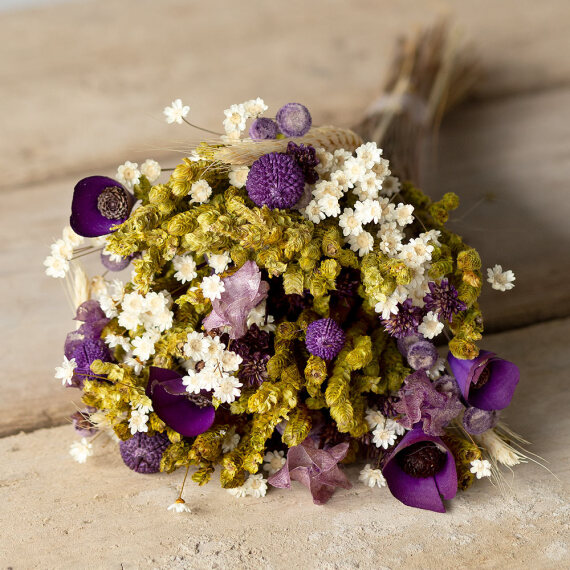 Purple Dried Bouquet image
