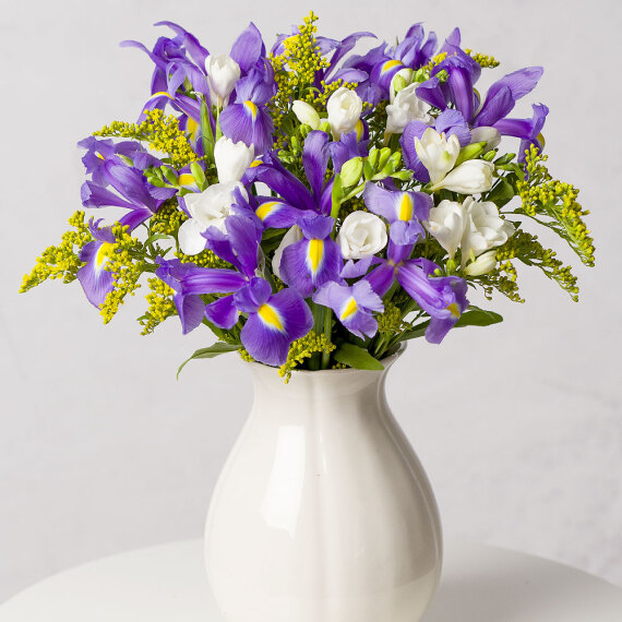 Click to view product details and reviews for Iris And Freesia Large.